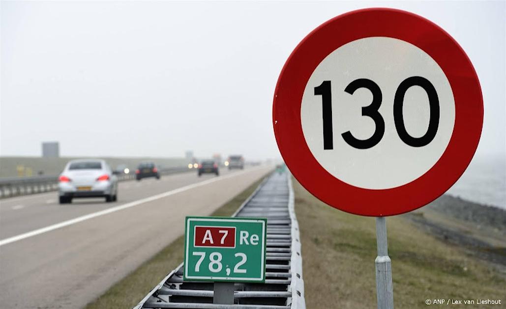 Op Afsluitdijk mag vanaf maandag weer 130 worden gereden