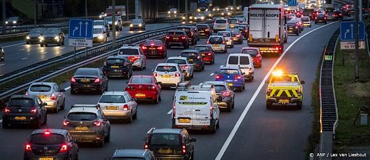 Zaterdag erg druk op de weg richting de wintersportgebieden