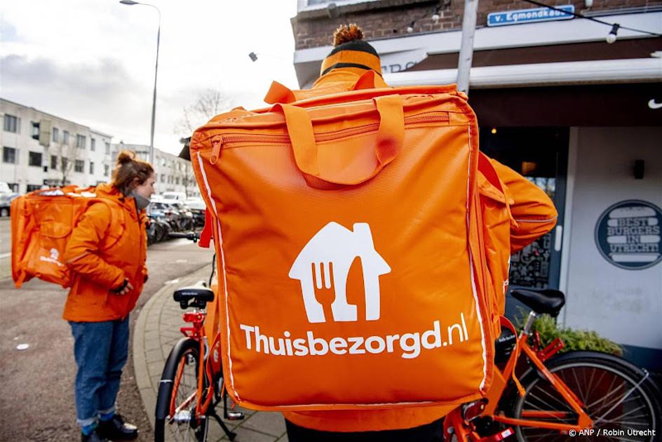 Opnieuw minder maaltijden besteld bij moederbedrijf Thuisbezorgd