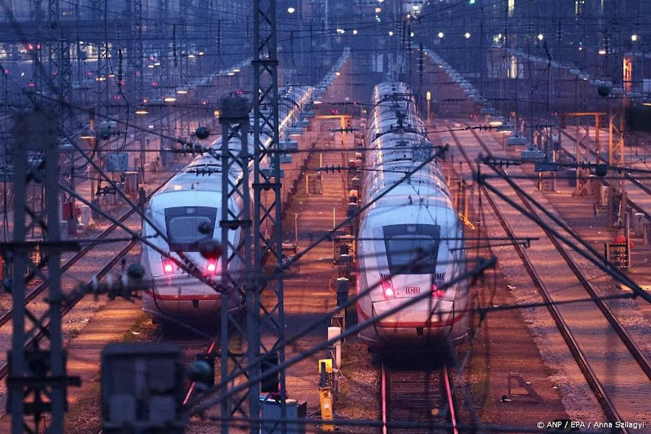 Vanwege staking geen treinen richting Duitsland