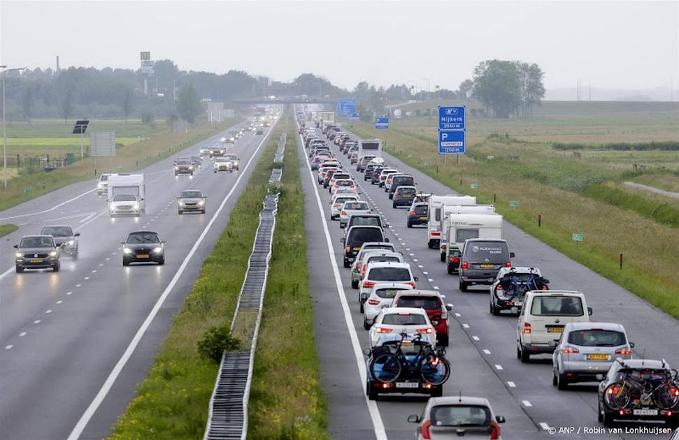 A28 dicht bij Vries om aangereden wolf