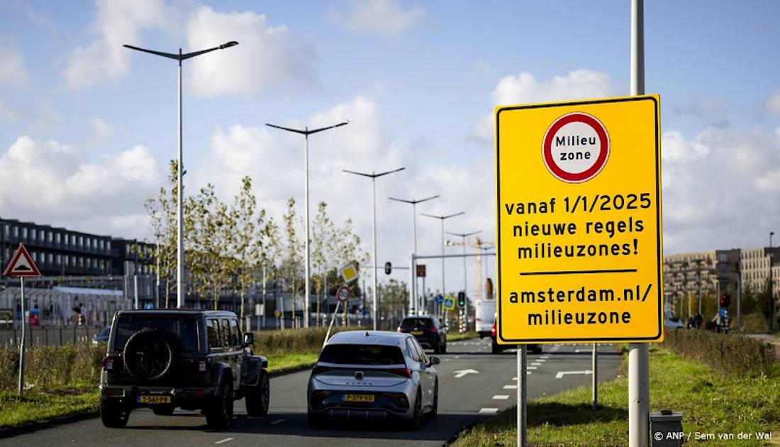 Vanaf volgende week boetes bij inrijden uitstootvrije zones