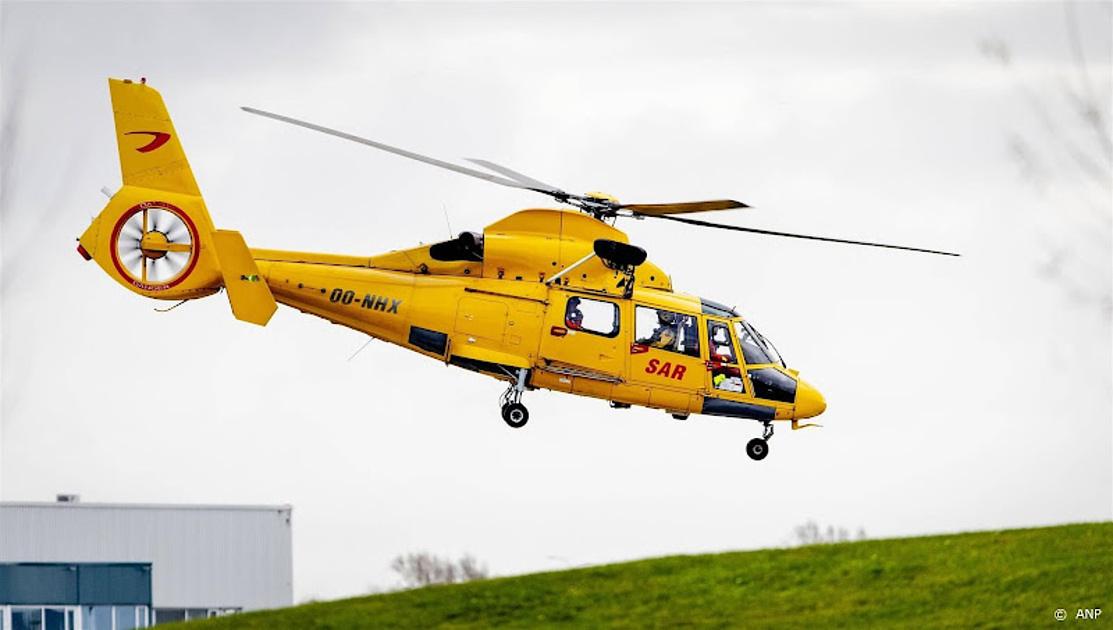 Bij onderhoud Haringvlietbrug inzet van kustwachtheli
