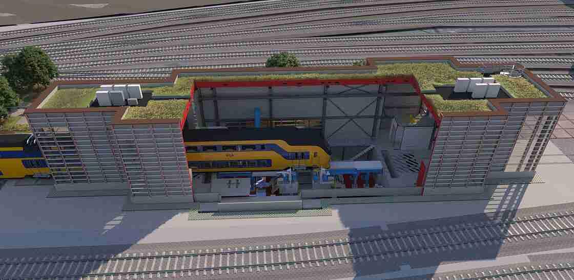 Duurzame kuilwielenbank verbetert het treinonderhoud 