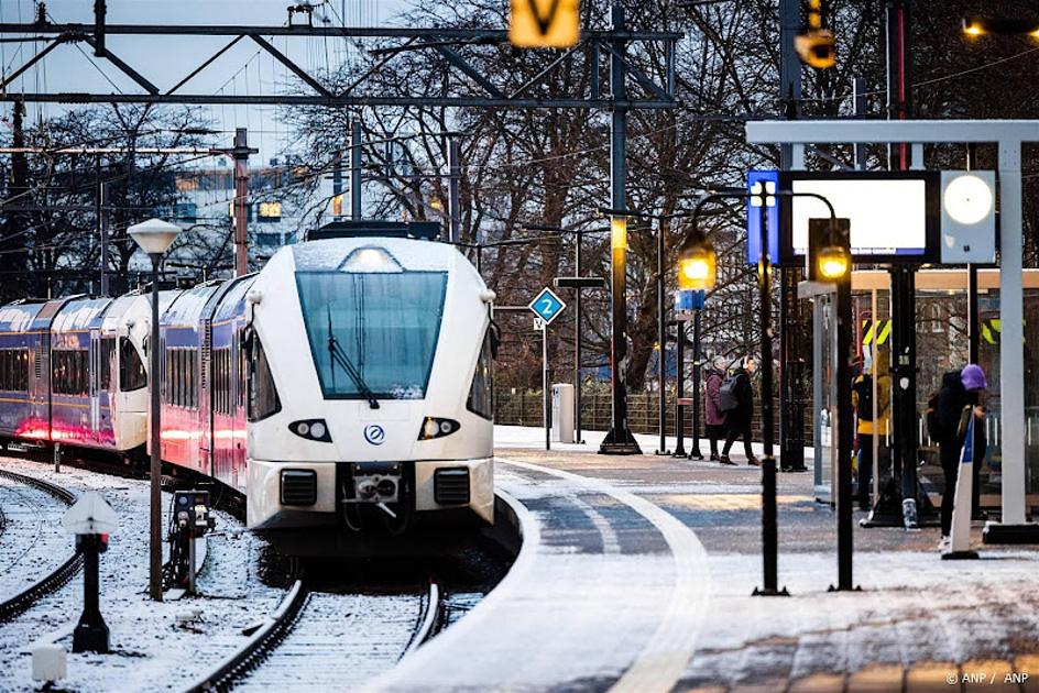 Problemen op het spoor door winterweer