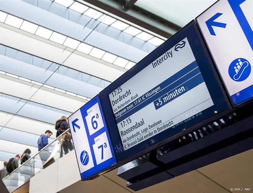 Meer treinreizen NS vertraagd in 2023