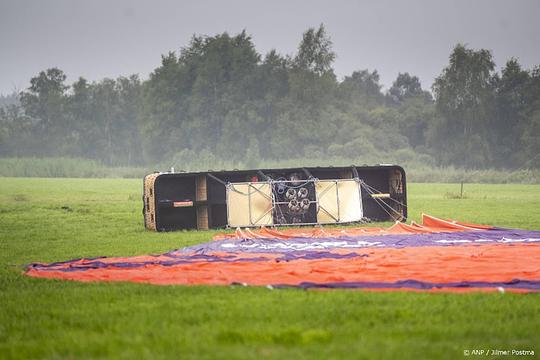 Politie doet nog steeds onderzoek op plek ongeval luchtballon