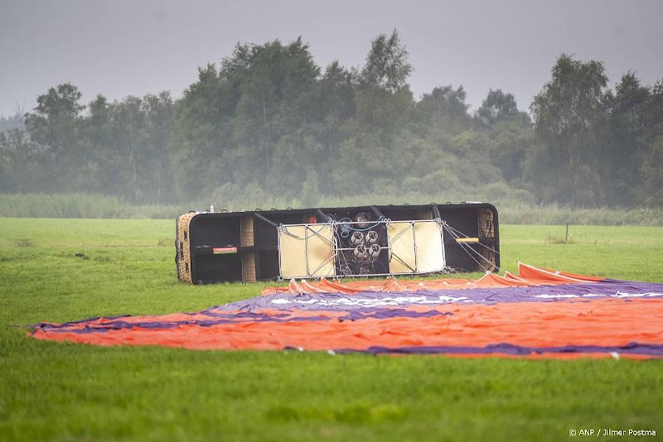 Politie doet nog steeds onderzoek op plek ongeval luchtballon