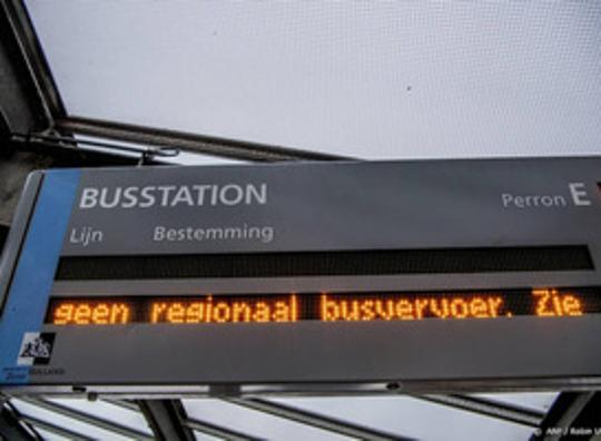Vakbond CNV blijft weg van acties in streekvervoer