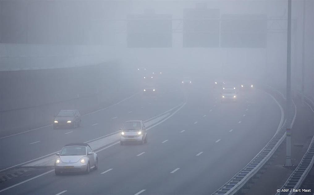 Code geel in groot deel van het land om dichte mist