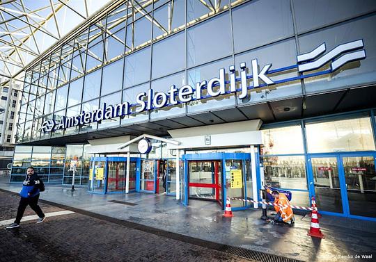 Tussen Amsterdam Sloterdijk en Haarlem alleen bussen in weekend 