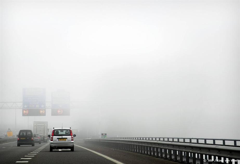 Dichte mist: code geel in Utrecht, Gelderland en Noord-Brabant